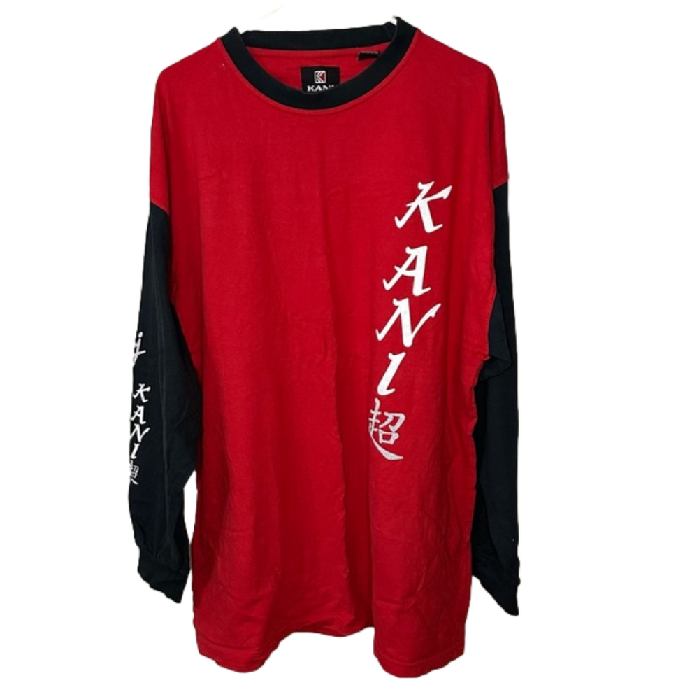 Kani Jeans Men's Vintage Graphic Long Sleeve Shirt Retro 90's Vtg